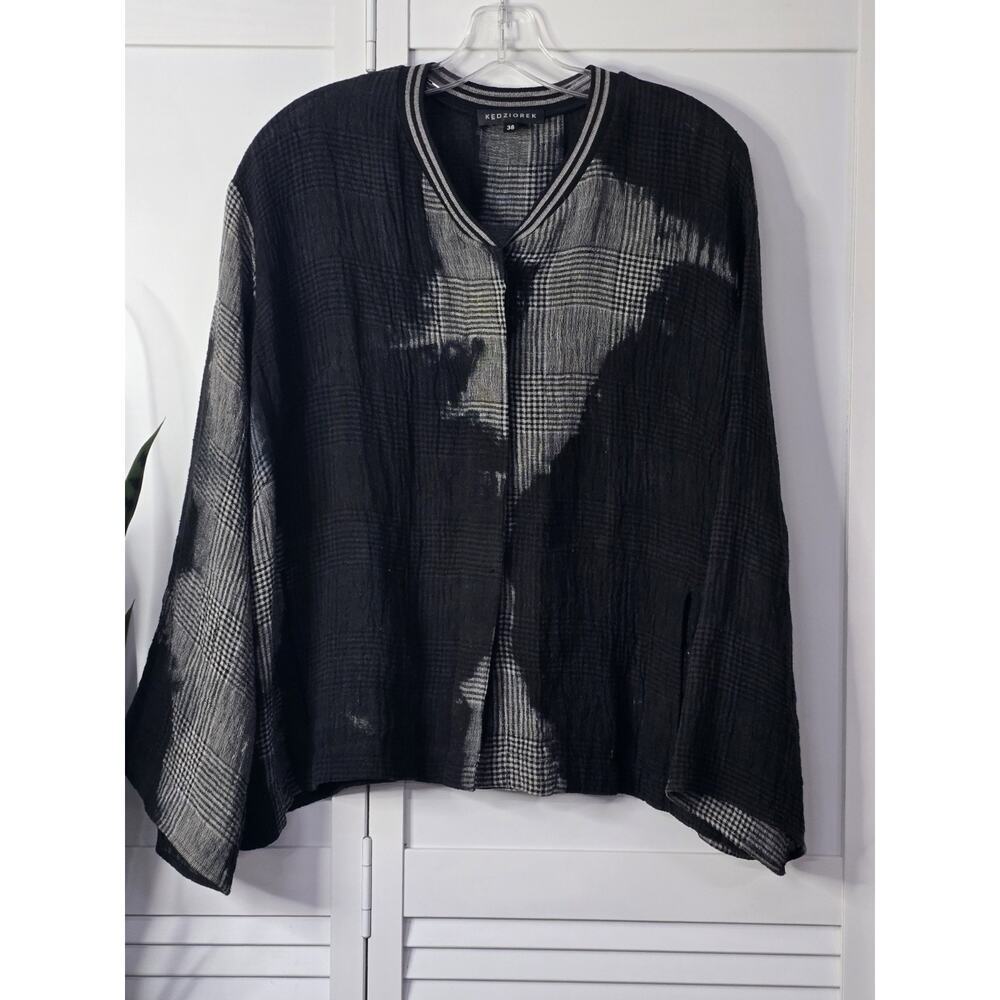 Kedziorek Black and White Women's Blouse